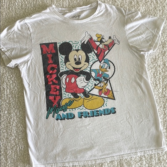 Disney Other - Disney Short Sleeve Tee with Mickey & Donald size Medium , white